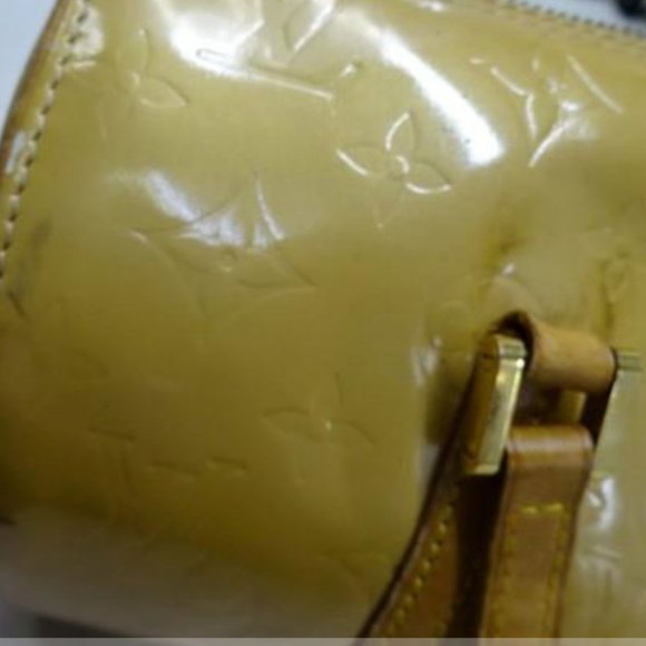 LOUIS VUITTON VERNIS BEDFORD HAND BAG BEIGE - Picture 5 of 6